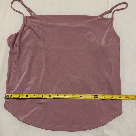 NWOT Wild Fable Cowl Neck Spaghetti Strap Tank Top in Rose Color Size L - Picture 9 of 14